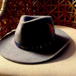 New Mix Brown  Mens Cowboy Hat 100% Wool L NWT